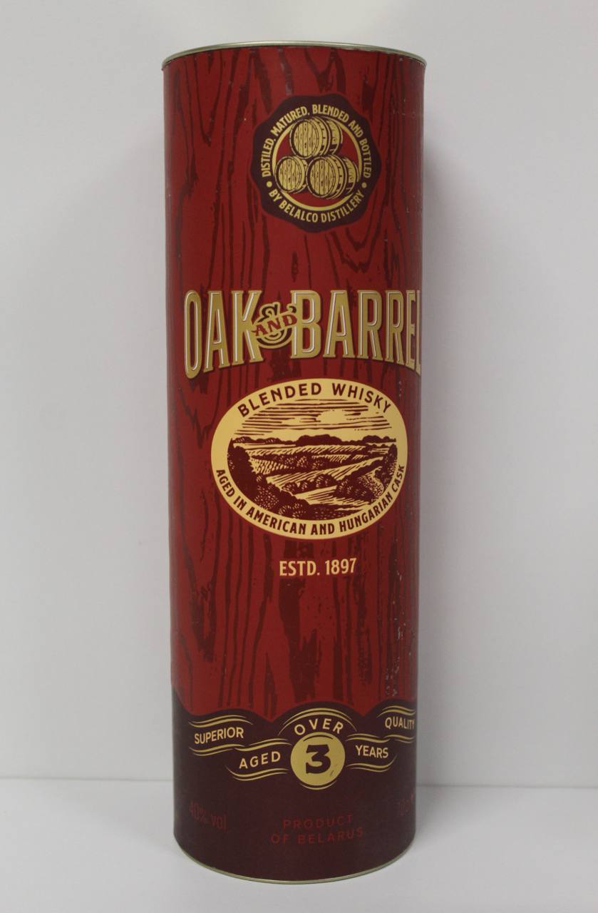 Тубус для виски Oak&Barrel, ракурс 1